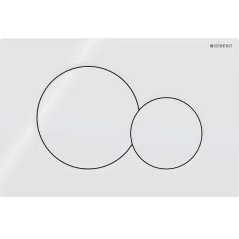 Geberit Sigma 01 Placca Di Comando Bianca 115.770.11.5