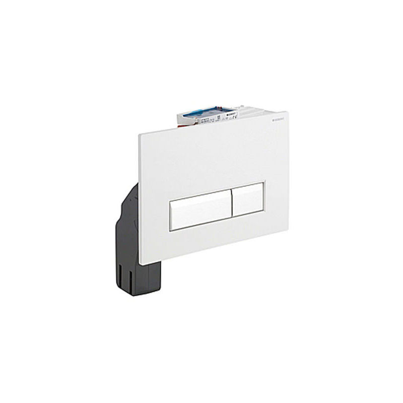 Sigma40 White Dual Flush Plate with Integrated Odour Extraction 115.600.KQ.1 - Geberit