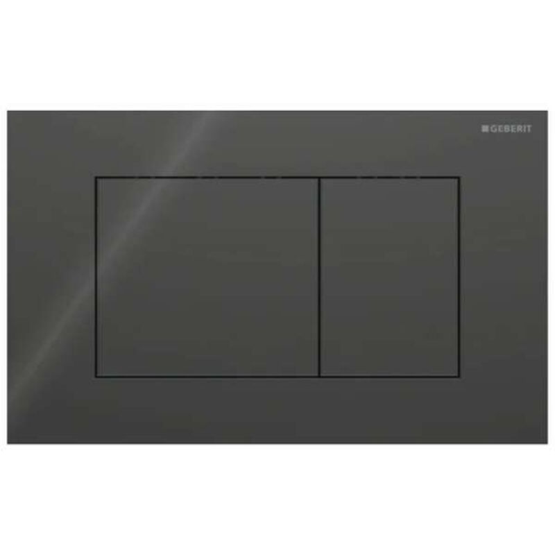 Geberit Sigma40 - Wc-betätigungsplatte, Glas/schwarz 115.629.sj.1