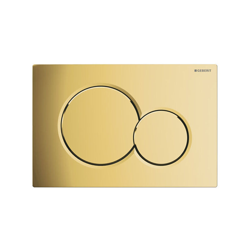 Geberit Sigma01 - Plaque de déclenchement, laiton galvanisé (115.770.DT.5)