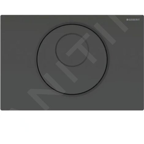 Geberit Sigma10 - Commande électronique de chasse d'eau, alimentation  secteur, noir / noir mat 115.856.DW.6