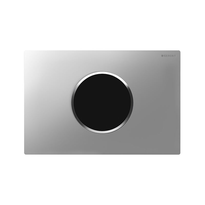 Sigma10 Mains Operated and Touchless Flush Plate for Cistern, Matt Chrome - Geberit