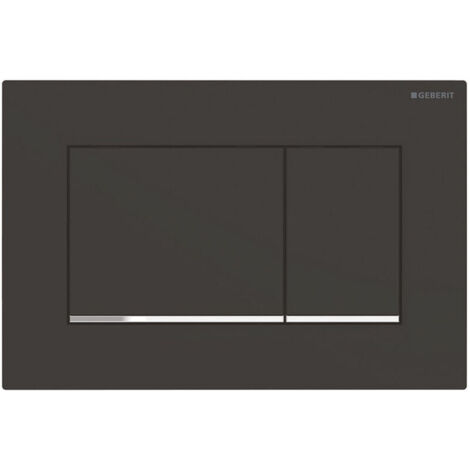 Geberit Sigma20 Dual Flush Plate - Matt Black