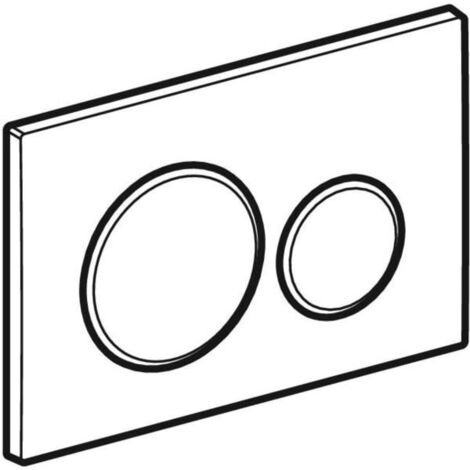 GEBERIT SIGMA20 WC Betätigungsplatte 2-Mengenspülung, chrom