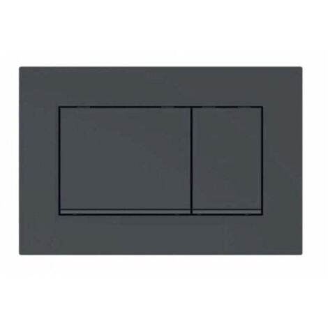 Geberit Sigma30 - Betätigungsplatte, 2 Mengenspülung, schwarz matt/schwarz matt 115.883.16.1