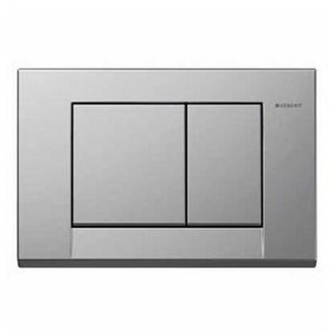 Geberit Sigma30 chasse d'eau Brossé/Chromé Brillant/Brossé (115.893.KX.1)