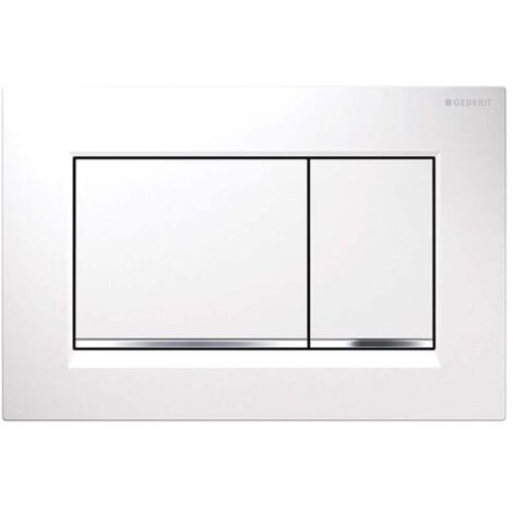 Geberit Sigma30 Dual Flush Plate - Matt White