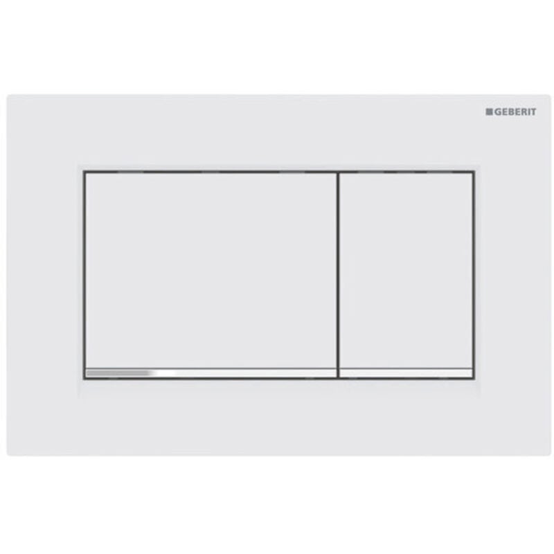 Plaque de fixation Geberit Sigma30, pour rinçage à 2 quantités,