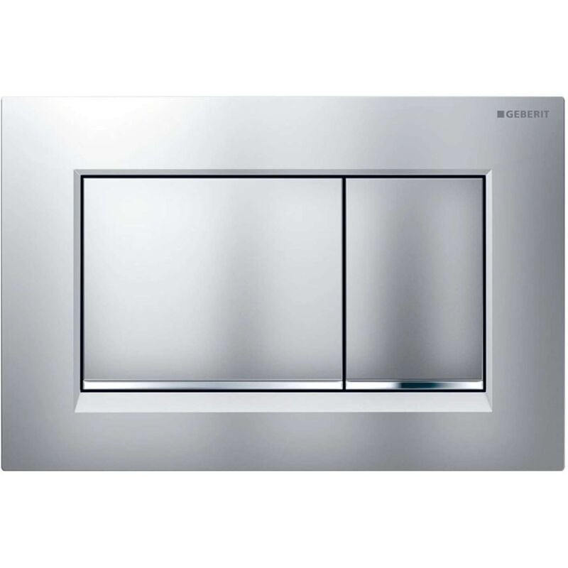 Plaque de fixation Geberit Sigma30, pour rinçage à 2 quantités,