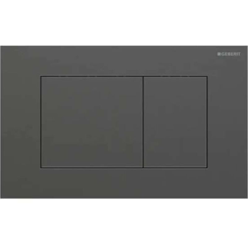 Geberit Sigma40 - Wc-betätigungsplatte, Easy To Clean, Chrom Schwarz Gebürstet 115.629.qd.1