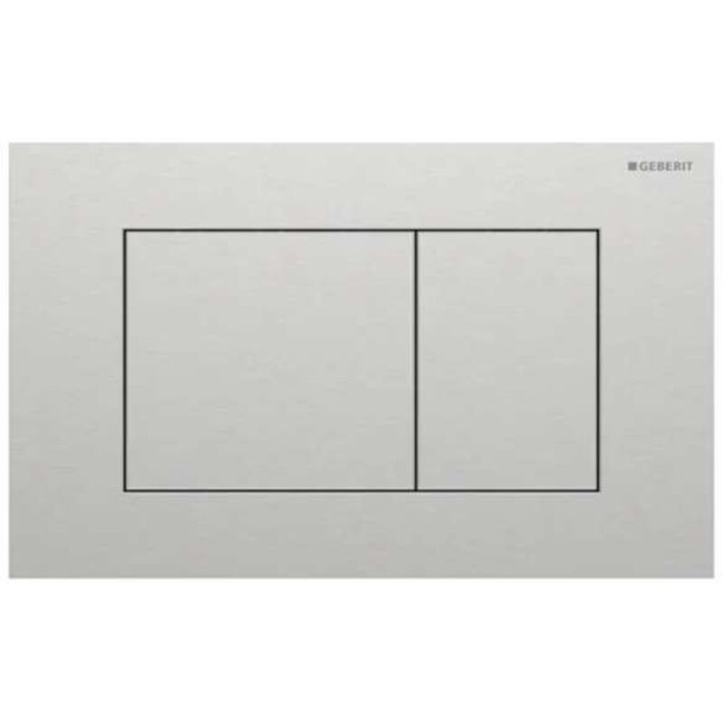 Geberit Sigma40 - Wc-betätigungsplatte, Easy To Clean, Edelstahl Gebürstet 115.629.fw.1
