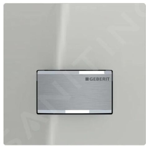 Geberit Sigma50 - Commande du rinçage d'urinoir, chrome / sable gris 116.016.JL.5