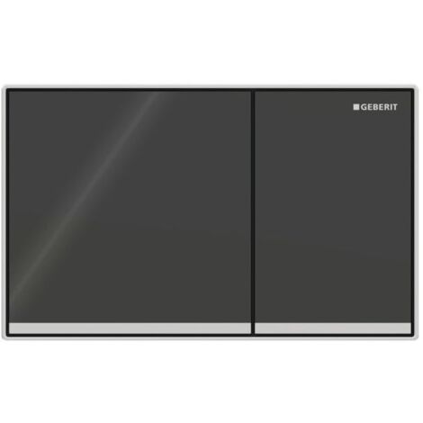 Geberit Sigma60 - Betätigungsplatte SIGMA60, flächenbündig, schwarzes Glas 115.640.SJ.1