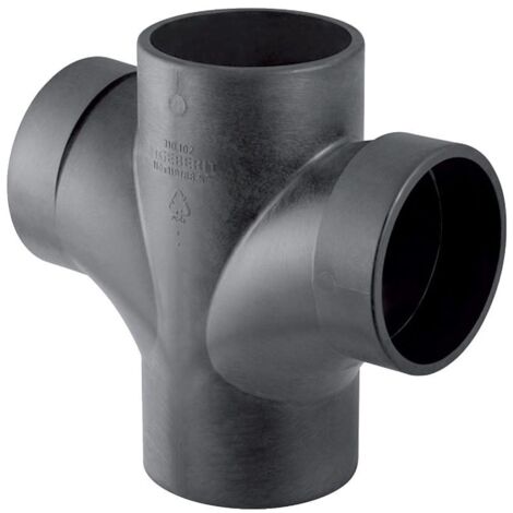 Geberit Silent db20 Bogenabzweig 88,5 Grad zweifach d 110mm, d1 110mm