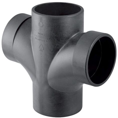 Geberit Silent db20 Bogenabzweig 88,5 Grad zweifach d 90mm, d1 90mm