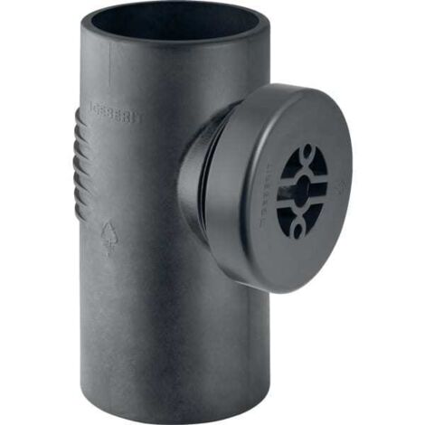 Geberit Silent db20 Reinigungsstück 90 Grad mit runder Serviceöffnung Außendurchmesser 160mm