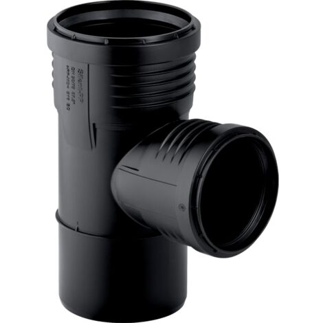 GEBERIT Silent Pp Braga 87°30' Ridotta Gtea Ø125X90Mm - 390.650.14.1