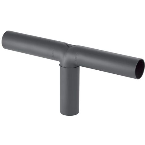 Geberit Silent-PP Doppelanschlussbogen 90 Grad Außendurchmesser verlängert Außendurchmesser 50mm, d1 46mm, d2 46mm