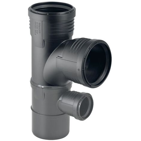 Geberit Silent-PP Kombibogenabzweig 87,5 Grad d 110mm, d1 110mm, d2 50mm