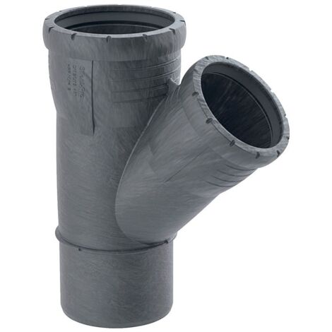 Geberit Silent-Pro Abzweig 45 Grad, d 90mm, d1 75mm