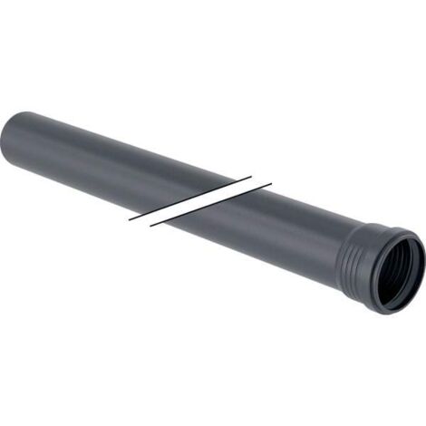 Geberit Silent-Pro Rohr mit Muffe Außendurchmesser 75mm, Länge 25cm