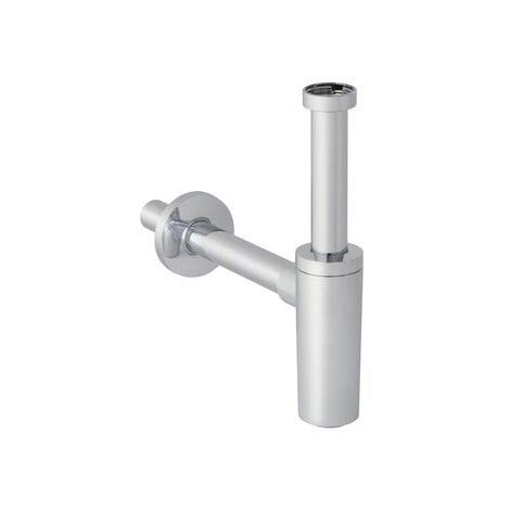 'GEBERIT SIPHON/SOL. DOUCHE DE LAVABO SIPHON POUR BAIGNOIRE BOUTEILLE 40 MM 1.1/4 CHROMÉ BRILLANT 151.035.21.1