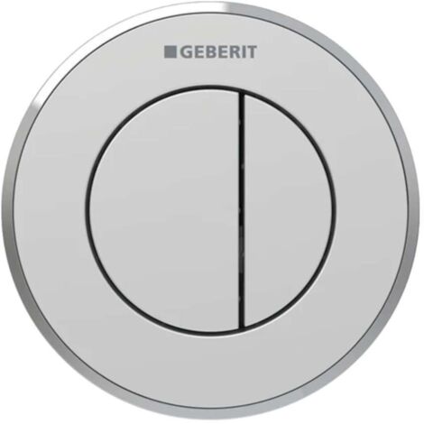 Geberit Sistemas de descarga de WC - Control de descarga a distancia, tipo 10, 2, easy to clean, cromo mate 116.055.JQ.1
