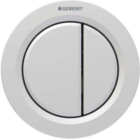 Geberit Sistemas de descarga de WC - Mando a distancia de la cisterna para WC, neumático, para descarga doble, cromo mate 116.050.JQ.1