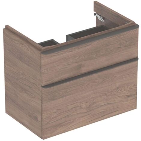 Geberit Smyle Mueble de lavabo cuadrado, 500353, 734x617x470mm,