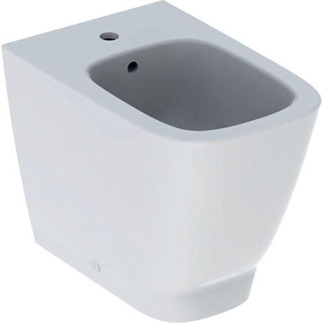 Geberit Smyle Square Bidet a Pavimento Bianco con fissaggio nascosto 500.841.00.1