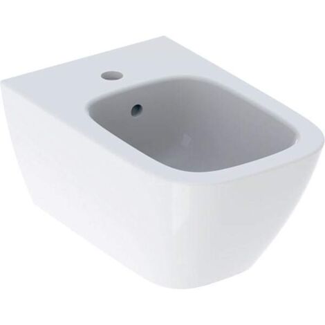 Geberit Smyle Square Bidet, wandhängend, geschlossene Form,