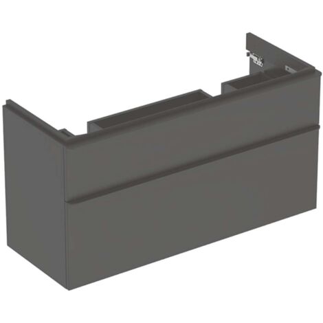 Geberit Smyle Square meuble sous-lavabo pour lavabo double,