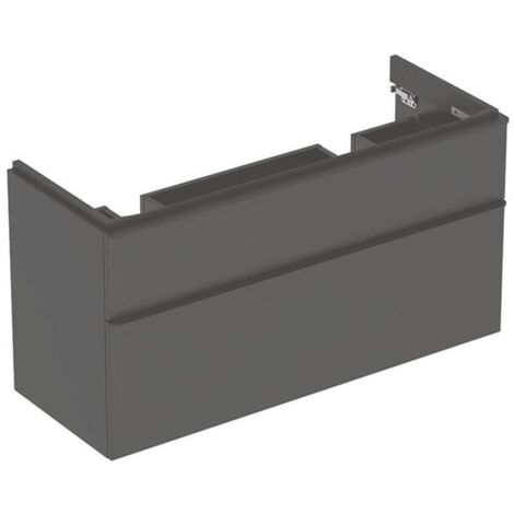 Geberit Smyle Square Waschtischunterschrank für Doppelwaschtisch,