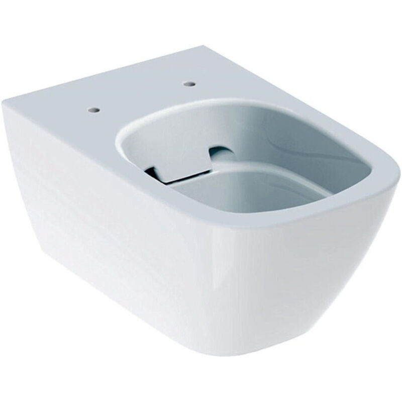 WC suspendu Smyle Square forme fermée, Rimfree