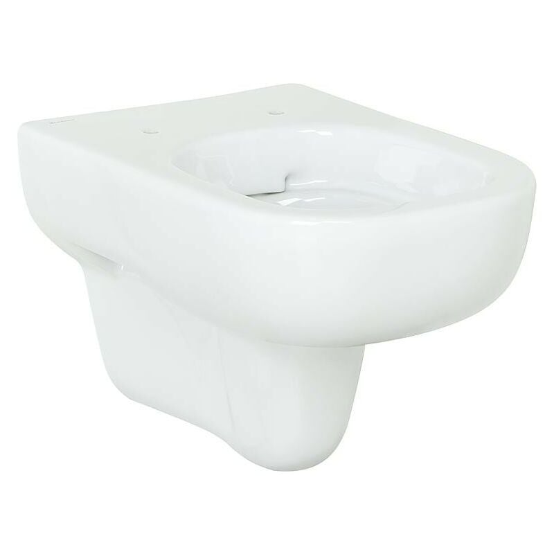 Keramag - wc suspendu Geberit Smyle sans rebord blanc lxhxp 350x340x540mm