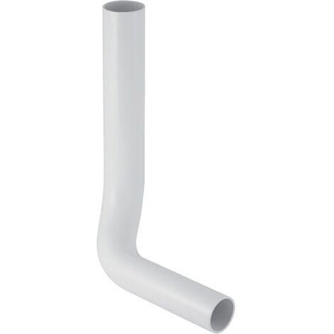 Geberit Spülbogen 90 Grad, 28x21cm, links gekröpft, Außendurchmesser 50mm, A 6cm, Alpinweiß