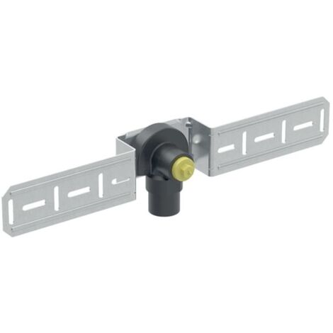 Geberit Support de raccordement FlowFit 619631001 DN 15, Ø 20 mm, Rp 2000 / 2, 90 degrés, 2000 plié, pré-assemblé