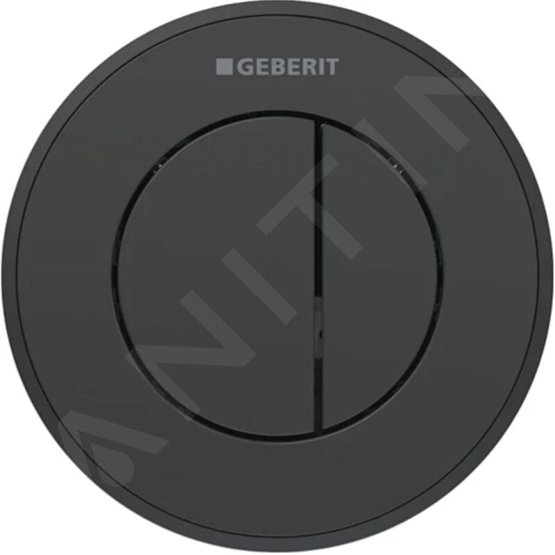 Systèmes de chasse d'eau - Commande à distance de chasse d'esu type 10, 2 actions, noir 116.055.DW.1 - Geberit