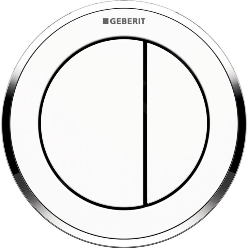 Systèmes de chasse d'eau - Déclenchement à distance type 10, pneumatique, pour rinçage double touche, blanc alpin / - Geberit