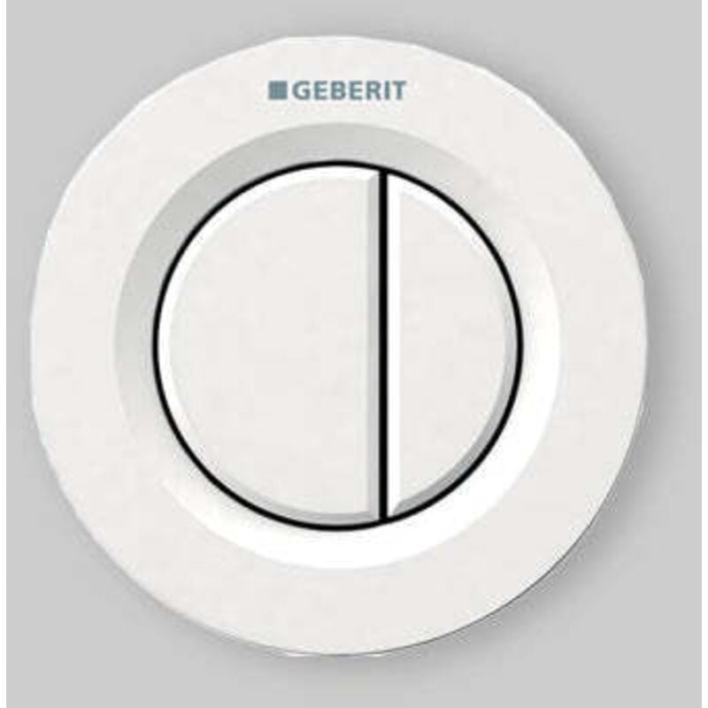 Geberit Systèmes de chasse d’eau - Télécommande de chasse d’eau type 01, chrome brillant 116.043.21.1