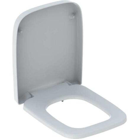 Geberit Toilettensitz WC-Sitz Renova Nr, 1 Plan mit Deckel Scharniere Edelstahl
