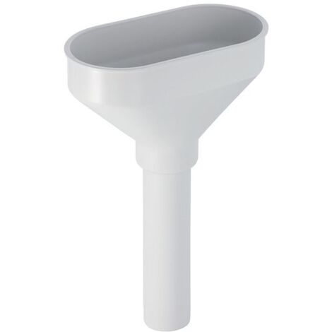 Geberit Trichter oval Außendurchmesser 40mm, Alpinweiß