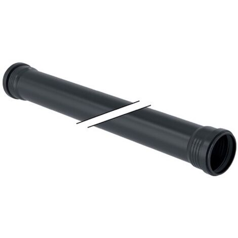 GEBERIT Tubo Silent-Pro con 2 bicchieri Ø90 L.200 cm Polipropilene 393.413.14.1