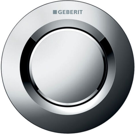 Geberit Type 01 Single Flush Plate Button for 120mm and 150mm Concealed Cistern - Gloss Chrome