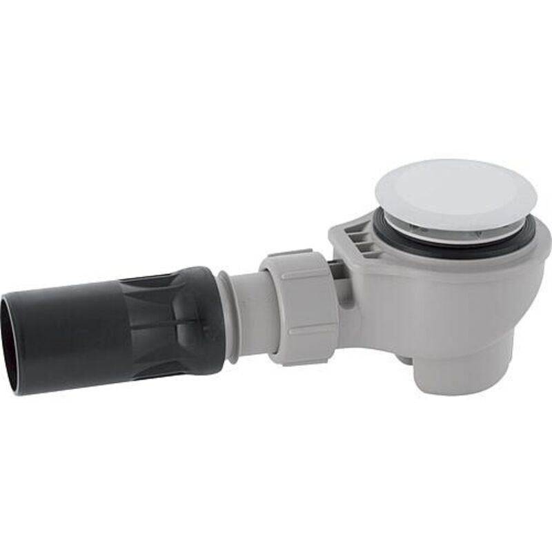 Geberit Accessoires - Garniture d’évacuation de douche d52 avec cache de la bonde d’évacuation, chrome 150.681.21.1