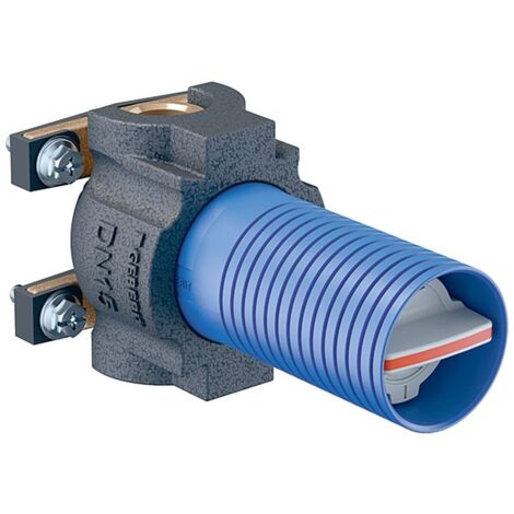 Geberit UP-Kugelhahn mit Befestigung, Rp 3/4", PN 10 bar, Rotguss bleifrei