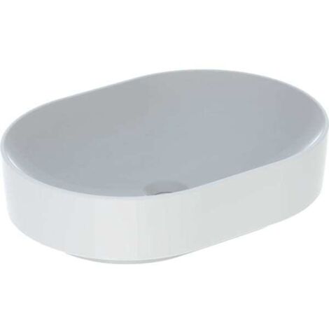 Geberit VariForm Aufsatzwaschtisch elliptisch, 550x400mm, ohne