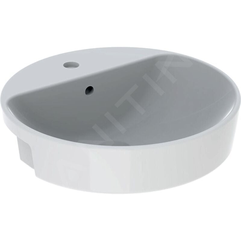 VariForm Demi lavabo rond, 500mm, avec trou pour robinet, - Geberit