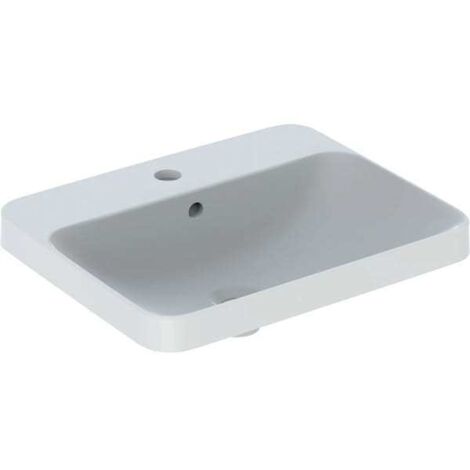 Geberit VariForm Einbauwaschtisch rechteckig, 550x450mm, mit