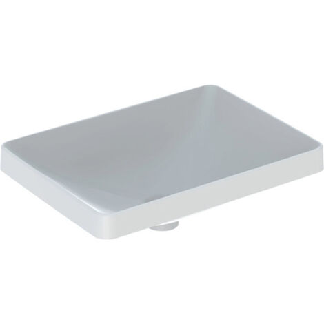 Geberit VariForm lavabo à encastrer rectangulaire, 550x400mm,